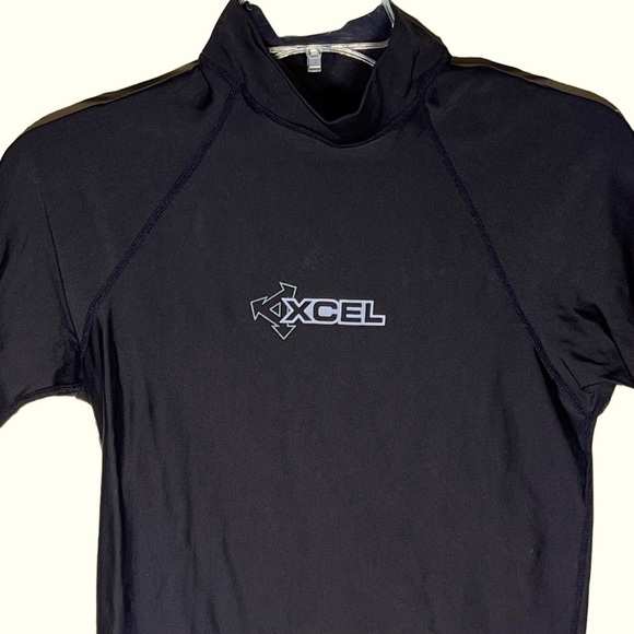 XCEL Long Sleeve Rash Guard UV Protection Black Women's M Swim Top - Picture 3 of 8